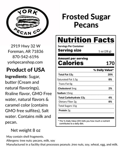 Frosted Sugar Pecans